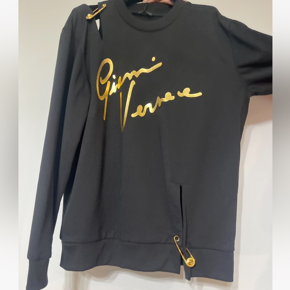 Authentic NEW Versace safety Pin sweater - Picture 6 of 16